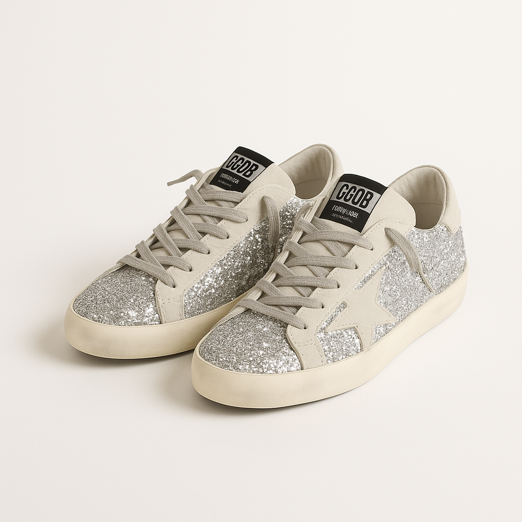👟 Golden Goose argentée