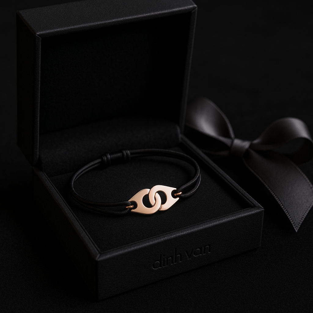 ✨ Bracelet Menottes Dinh Van Rose or