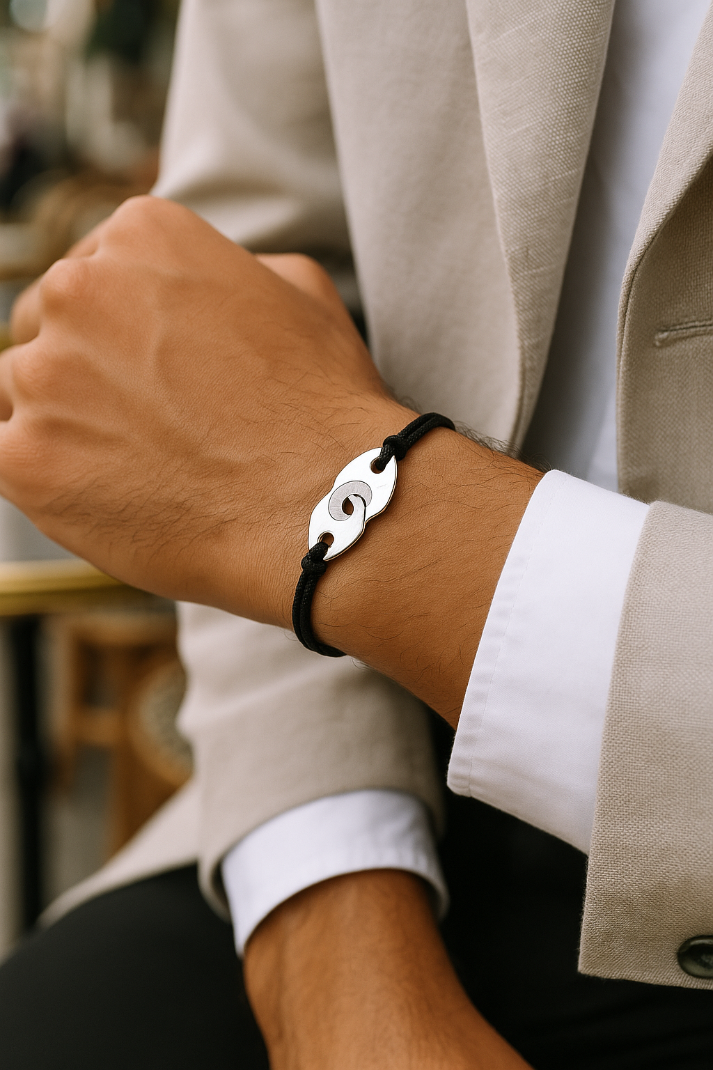 ✨ Bracelet Menottes Dinh Van Argent