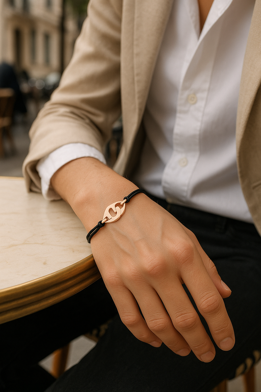 ✨ Bracelet Menottes Dinh Van Rose or