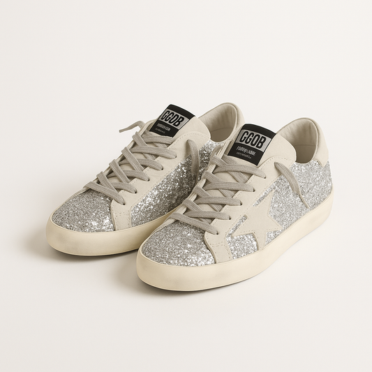 👟 Golden Goose argentée