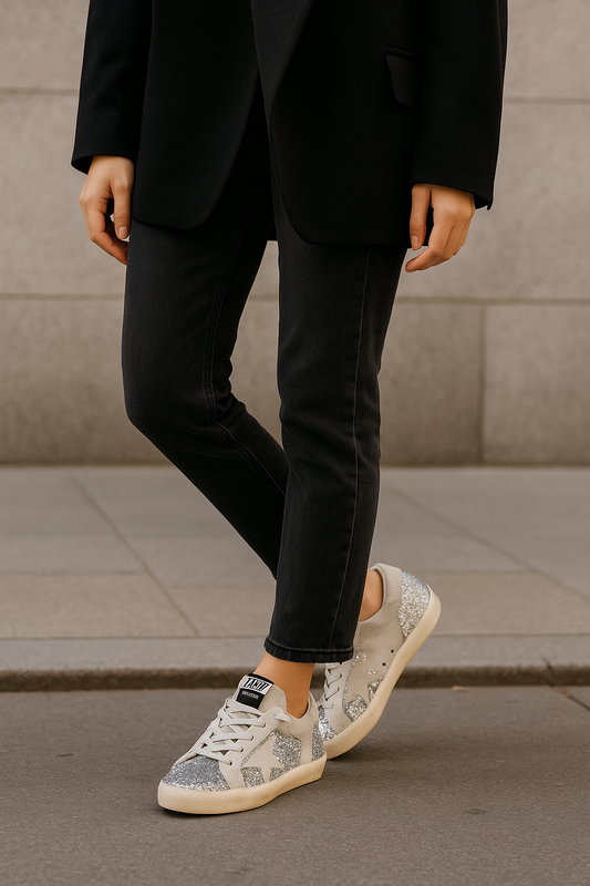 👟 Golden Goose argentée