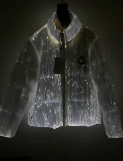 ❄️ Moncler Maya 70 par Palm Angels Veste Blanc Brillant