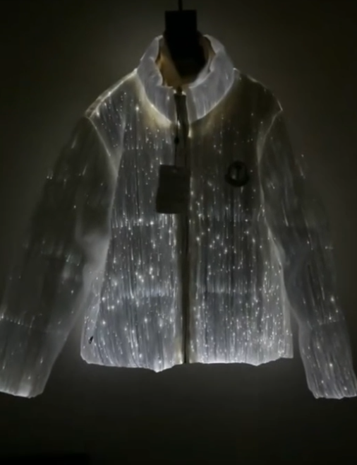 ❄️ Moncler Maya 70 par Palm Angels Veste Blanc Brillant