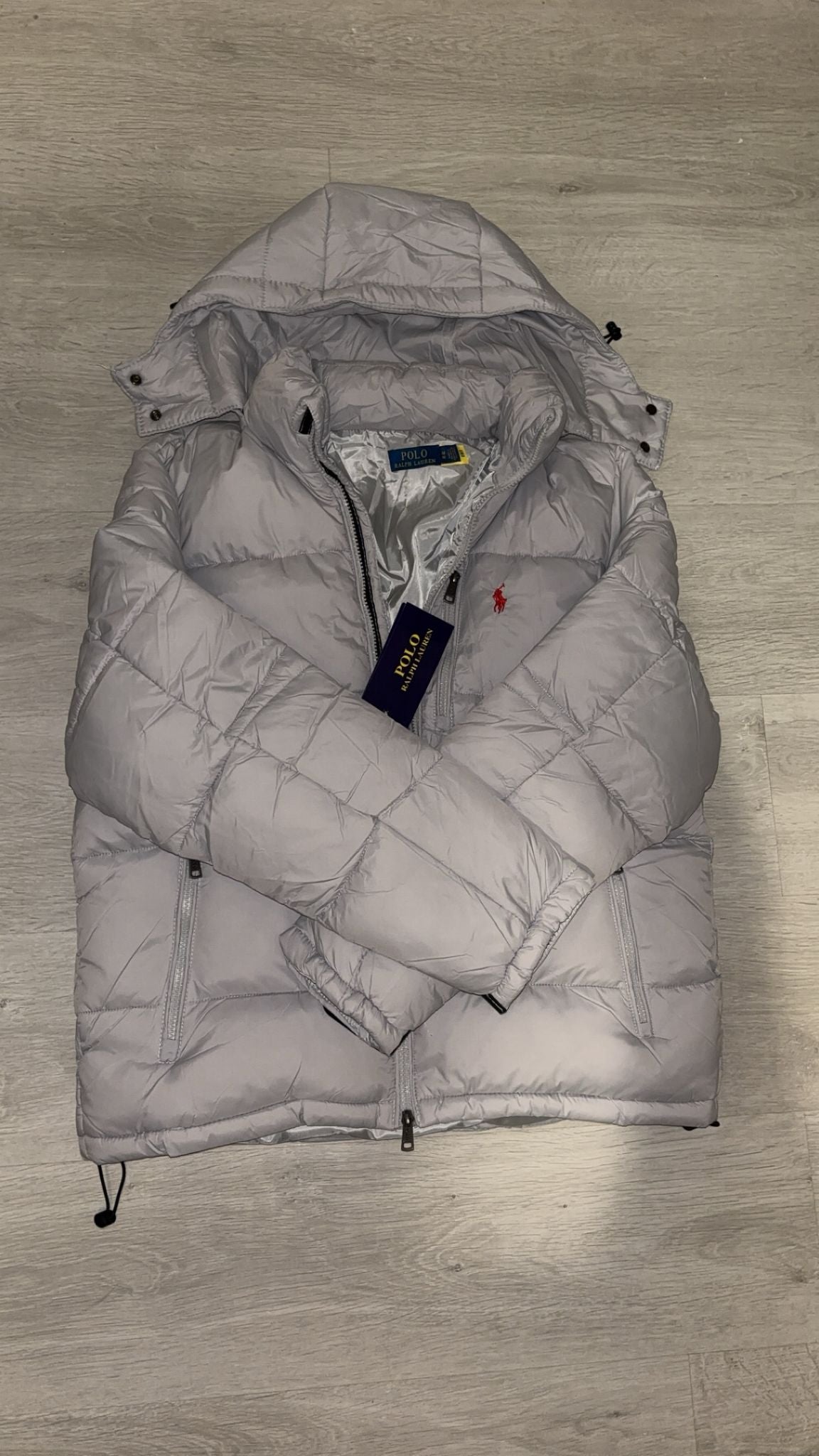 🧥 Doudoune grise Ralph Lauren