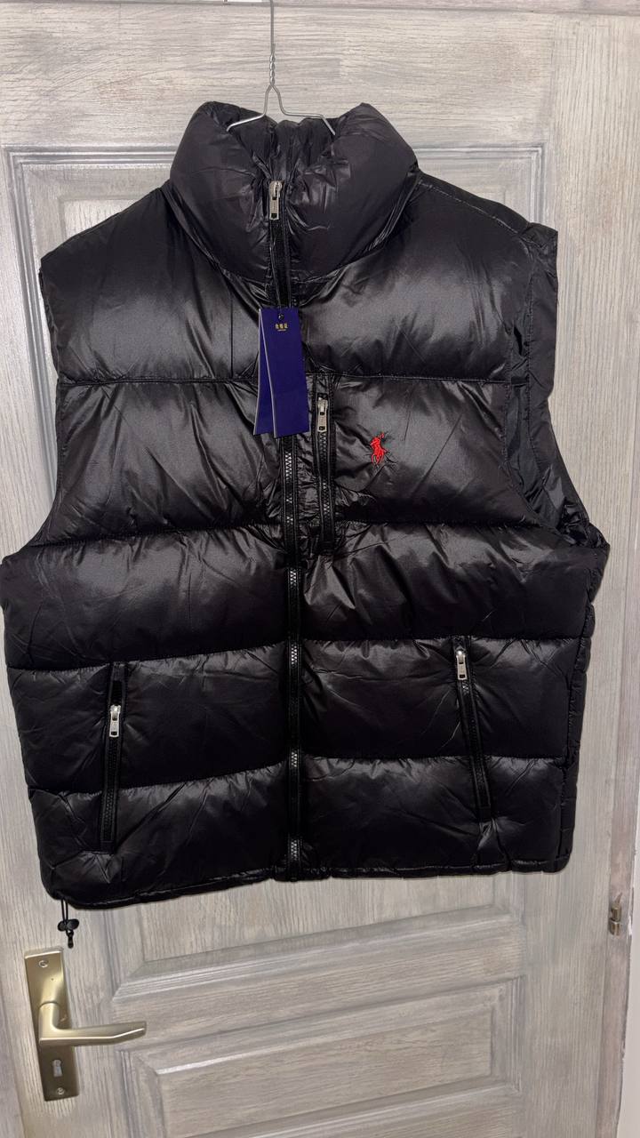 🧥 Doudoune sans manches noire Ralph Lauren