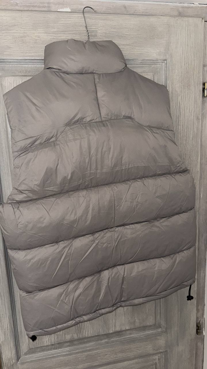 🧥 Doudoune sans manches grise Ralph Lauren