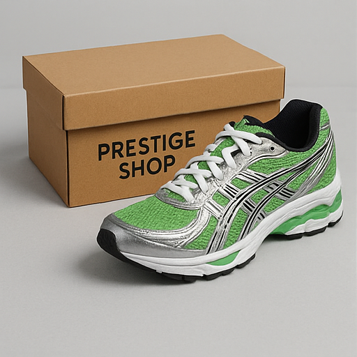 🏷️ ASICS Gel Kayano 14 – Verte & Argent