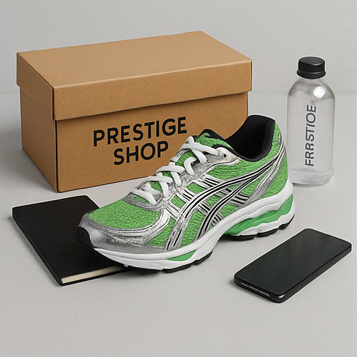 🏷️ ASICS Gel Kayano 14 – Verte & Argent